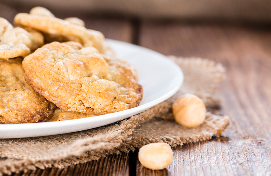 Cookies chocolat blanc, amandes et noix de coco 