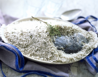 Recette Bar en croûte de sel la Baleine Verte